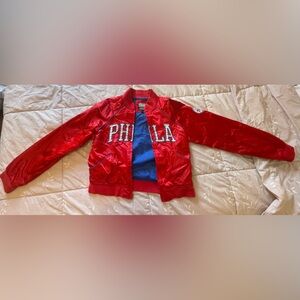 Hardwood classics red jacket
